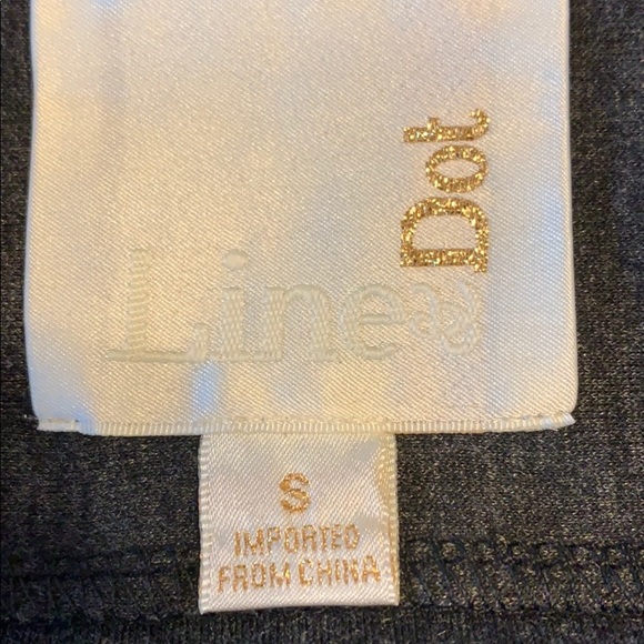 NWT!  Line & Dot black / charcoal grey skirt - Picture 3 of 5